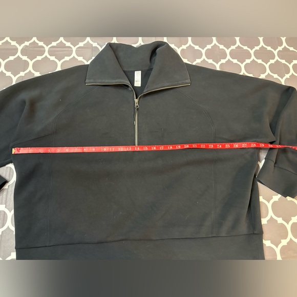 SPANX Air Essentials Ladies Black 1/2 Zip Sweatshirt Top size 2XL - Picture 4 of 6